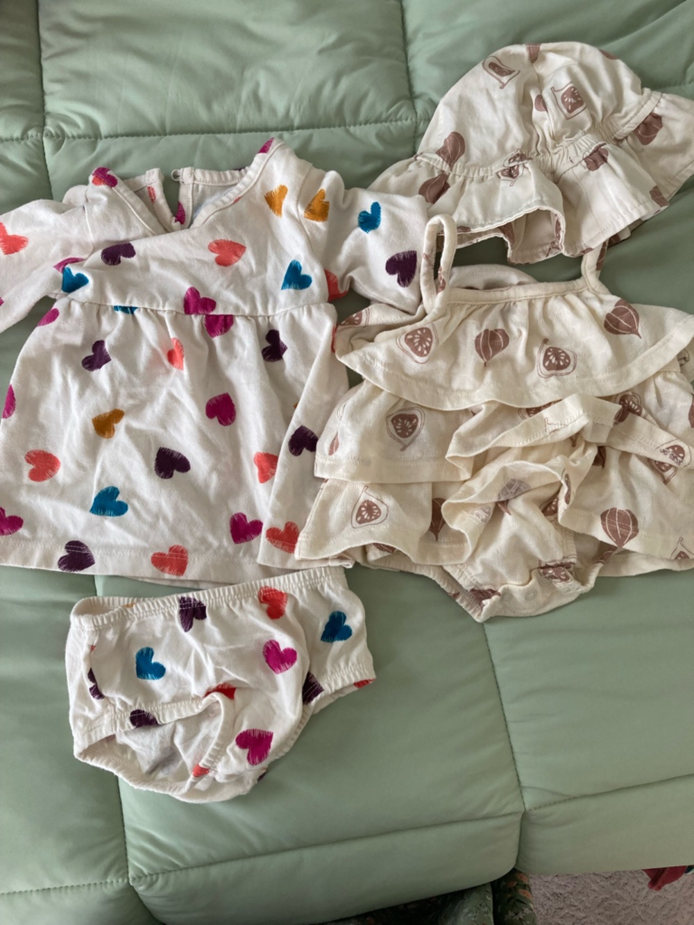 Baby Dress bundle figs and hearts
